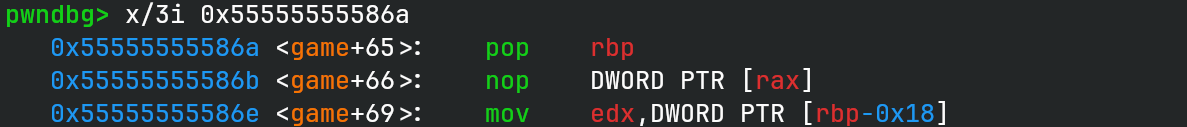truncated code