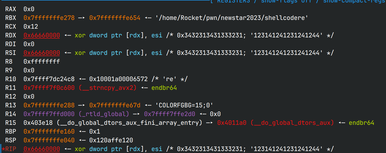 newstar2023 week2 - shellcode revenge