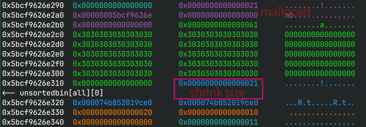 unsorted into small